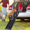 63" Pet RampUpgrade Folding Pet Ramp Portable Dog Ramp with Steel Frame