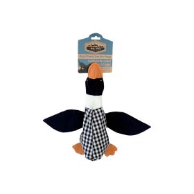 Dr. Pol Plush Squawking Plaid Duck, Black