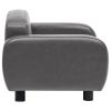 Dog Sofa Gray 31.5"x19.7"x15.7" Faux Leather