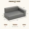 Modern Dog Sofa PU Leather Sturdy Dog Couch for Small and Medium Dogs Waterproof Pet Sofa for Cats and Small Animals