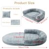 Large Human Dog Bed for Adult,Plufl Human Dog Beds for Large Dogs Waterproof and Anti-Slip,Giant Dog Bed for Humans, Human Dog Bed for Adult