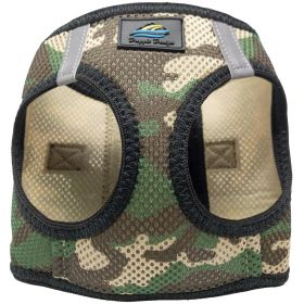 American River Choke Free Dog Harness (Color: Green Camo, size: XX-Small)