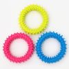 Pet Dog Toy Non-Toxic Rubber Cute Round Play Durable To Chew Toys Dog Tooth Cleaning Molar Training Safe Toy Pet Supplies