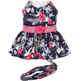 Moonlight Sails Harness Dress with Matching Leash (size: large)