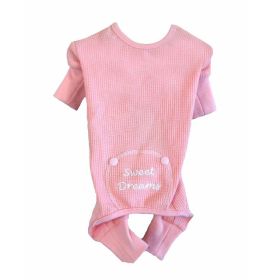 Pink Sweet Dreams Thermal Pajamas (size: large)